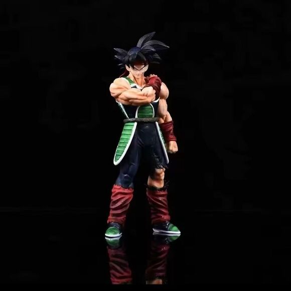 New Anime Dragon Ball Z Action Figure Bardock w/extra Head 24cm - Picture 6 of 7